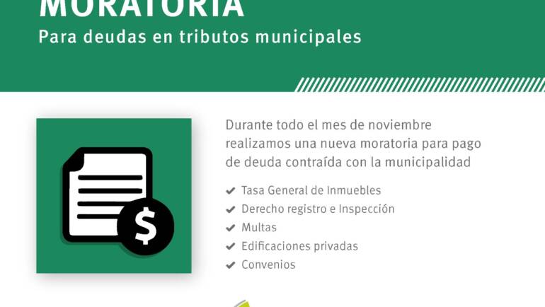 Nueva moratoria tributaria