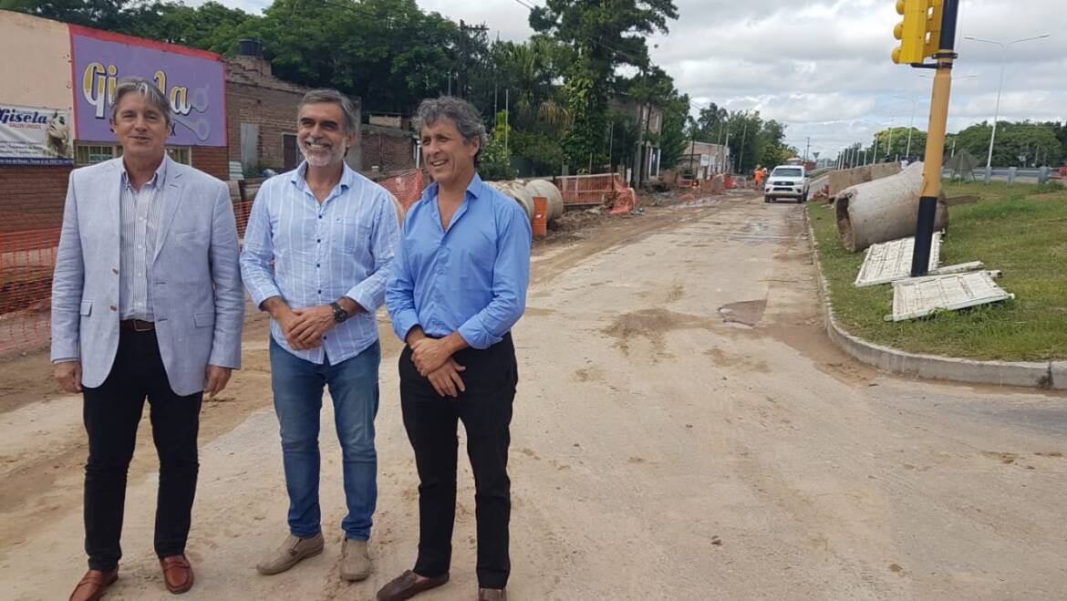 En la ciudad avanzan las obras en la Ruta 1 y la Planta Potabilizadora