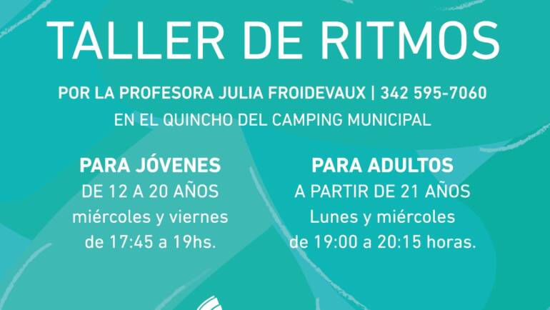 Inscriben al taller de ritmos en el Camping Municipal