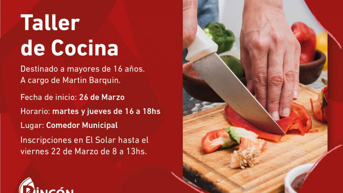 Comienza un nuevo taller de cocina