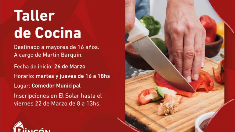 Comienza un nuevo taller de cocina