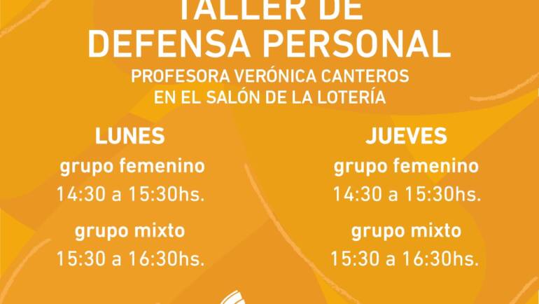 Comienza un taller de defensa personal