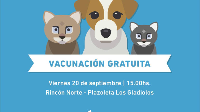 Vacunación gratuita de mascotas