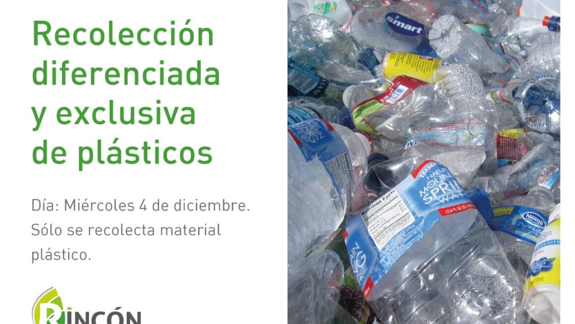Campaña de recolección exclusiva de plásticos
