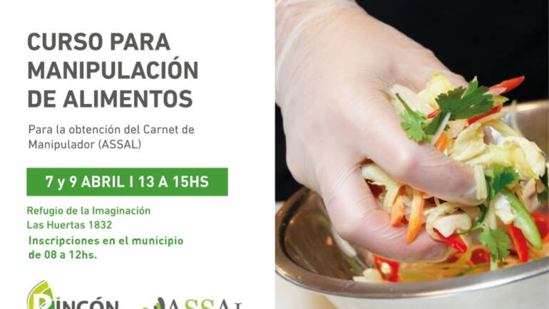 Se realiza un curso de manipulación de alimentos