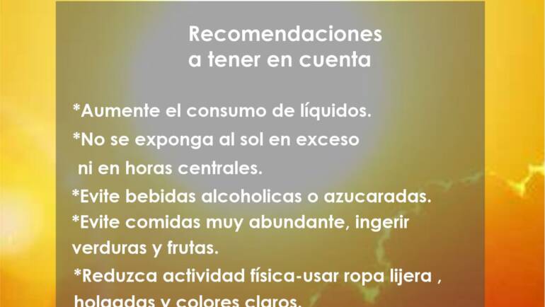 🌡Alerta amarilla☀️