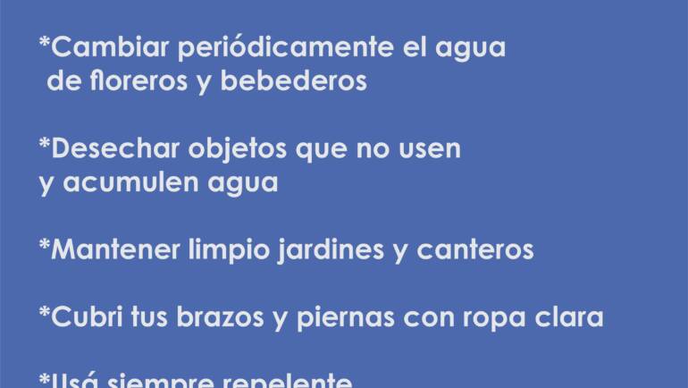 🗣La prevención es la forma más importante de combatir el #dengue