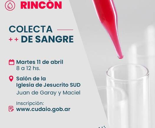 📣 ¡ᴀᴛᴇɴᴄɪᴏ́ɴ #Rincon! Sumate y doná #sangre 😉