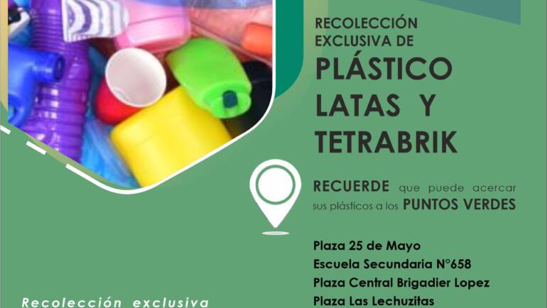 Recolección exclusiva de plástico