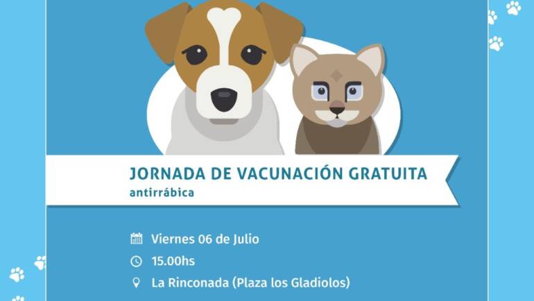 Campaña de vacunación antirrábica para mascotas