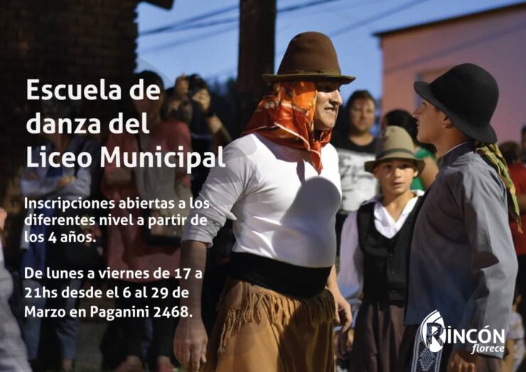 Inscripciones abiertas para la Escuela de Danzas Argentinas del Liceo Municipal