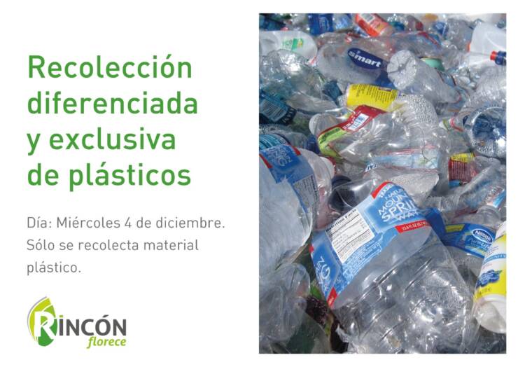Campaña de recolección exclusiva de plásticos