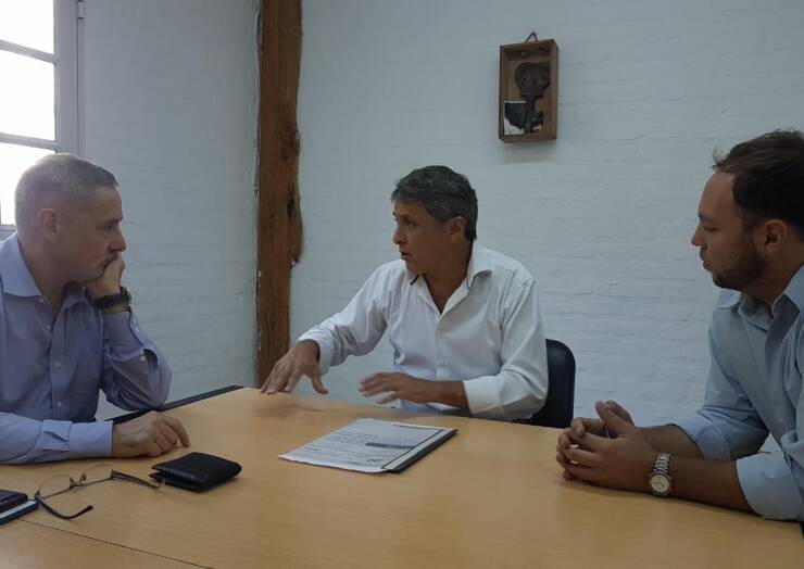 Silvio González recibió en el municipio al ministro de Seguridad Marcelo Saín
