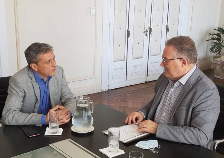 Seguridad: Silvio González se reunió con el ministro Jorge Lagna