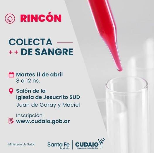 📣 ¡ᴀᴛᴇɴᴄɪᴏ́ɴ #Rincon! Sumate y doná #sangre 😉