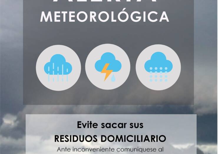 #ALERTA Amarilla 🟡 🌩⛈️Alerta Meteorológico ⛈️🌩